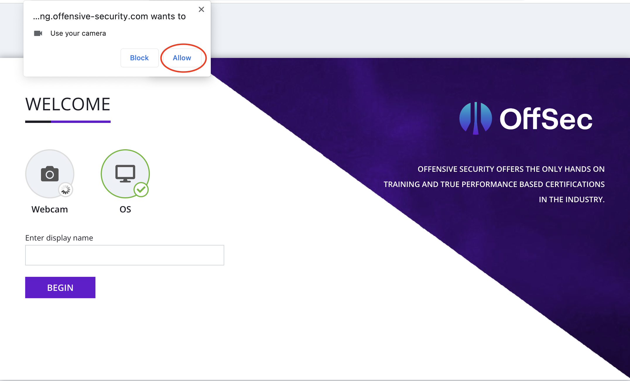 Proctoring tool login - Allow camera.png